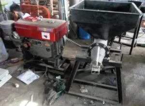 Mesin Cetak Briket Arang depan
