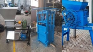 Kumpulan mesin pengolah sampah plastik