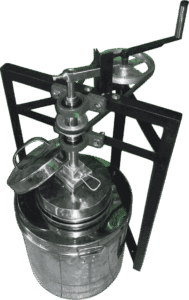 Mesin es putar manual berbahan stainless steel