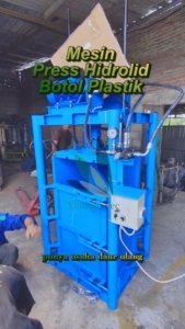 Mesin Press Botol Aqua dan Kardus Hidrolik MadaniTec Mesin Press Hidrolik short