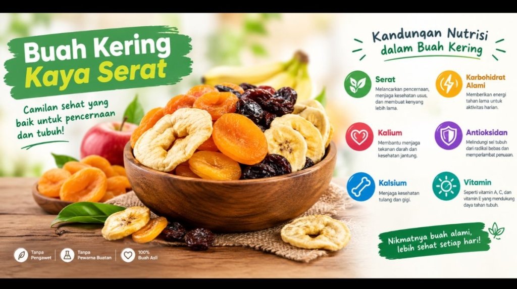 Kandungan Nutrisi Buah Kering
