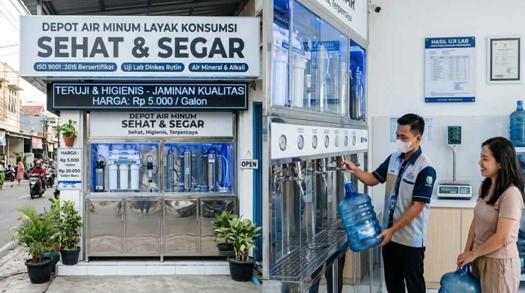 Depot Filter Air: 7 Alasan Usaha Ini Terbukti Menguntungkan Usaha Depot Air Minum dengan Mesin